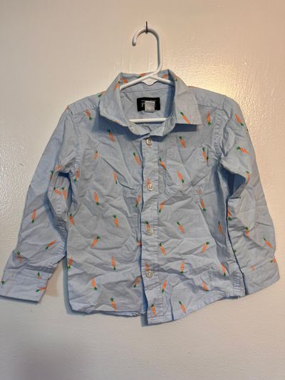 Children's Place Easter Button Down Shirt 3T