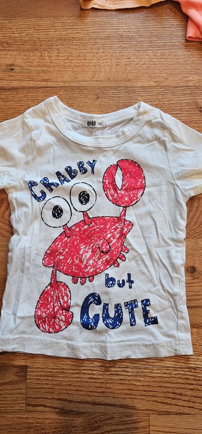 NA Like new fun crabby but cute graphic Tshirt 2T