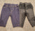 Various 2 pairs of jeggins, one with ruffles 0-3 Months