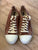 Xhilaration Low top brown/white sneakers 10 (Adult)