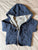Carters 24m fleece lined blue zip up hoodie  18-24 Months