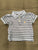 BabyGAP Blue striped polo 2 buttons and a collar 12-18 Months