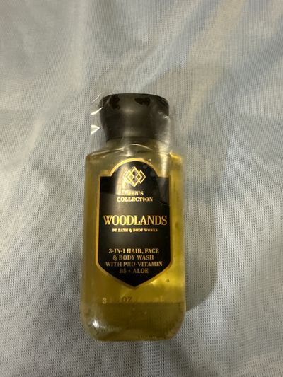 Bath and body works mens 3 ounce woodlands three and one body wash