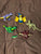 None #8 Dinosaur figurines 2in-4in long
