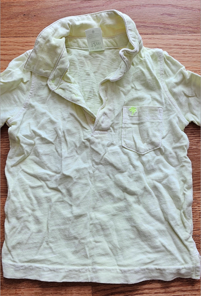 Carter's Excellent condition polo Tshirt with 1 front pocket 12 Months