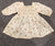 NA Cute Dress, off white with red hearts 3-6 Months