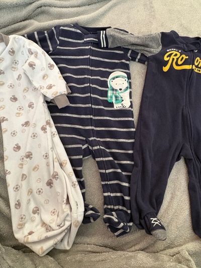 Carters Fleece two footed and one sleep Sack 6-9 Months