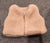 NA Fluffy pink vest 3-6 Months