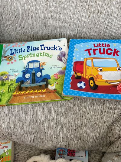Na Little blue trucks springtime flip book and little truck bundle