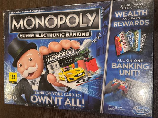 Brand new Monopoly sealed electronic banking
