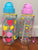 2 Brand New Girls Cups with handle and straw 2 Brand New Girls Cups with handle and straw