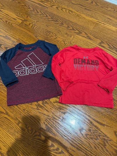 Underarmour adidas Long sleeve bundle 3T