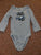 Carter's green and white striped long sleeve onesie 18 Months