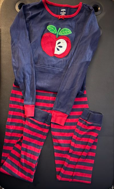 Gymboree Apple pajama set 10-12
