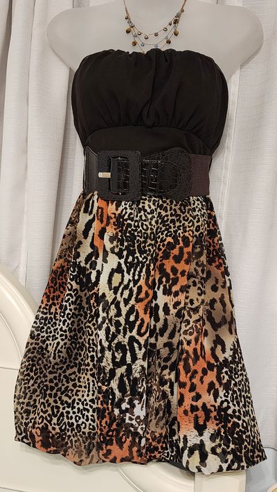 CHELSEY LIKE NEW TUNIC DRESS Necklace not include Junior M - 6