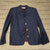 HW New York Petite Blue Blazer size 6P Women's - S