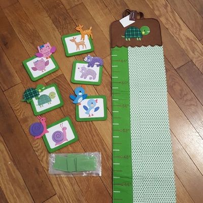 Papyrus NEW Growth Chart Felt with Velcro Attach Pic Markers