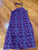 Xhilaration Purple print halter polyester lined dress Women's - M