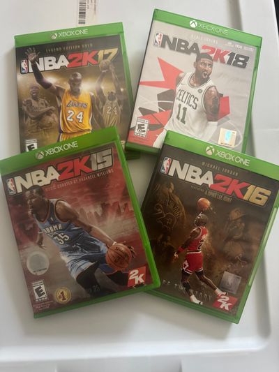 NBA 2K games set of 4 for XBox