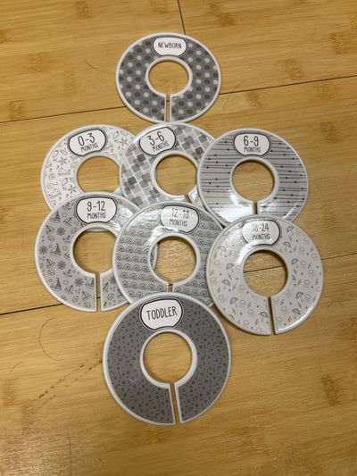 Unknown Set of 8 Closet Clothing Dividers