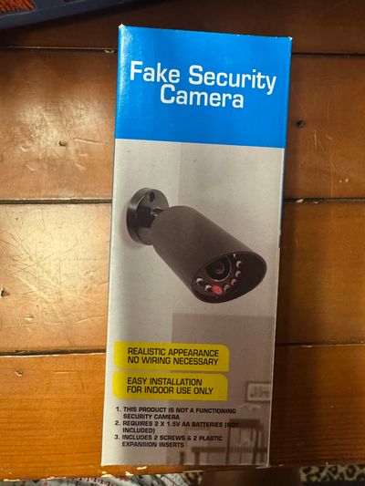 Brand new fake security camera Brand new fake security camera