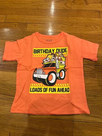 Brand new the childrens place birthday shirt never worn 2T