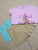 Childrens Place Purple Paris shirt 2 cartwheel shorts 10-12