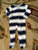 Burts bees Long sleeve footie pajamas 0-3 Months