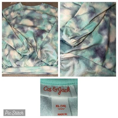 Cat and jack Super soft multicolored sweatshirt 14-16