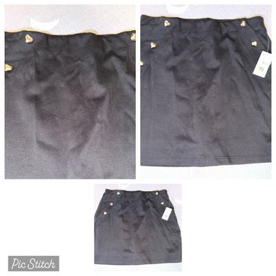 Old Navy New Black shirt with hearts and pockets 10-12