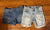 Cat and Jack 2 denim super stretch shorts 14-16