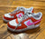 Girls Nike Air Force 1 dunks valentines sneakers Check hearts sz 1 1 (Big Kid)