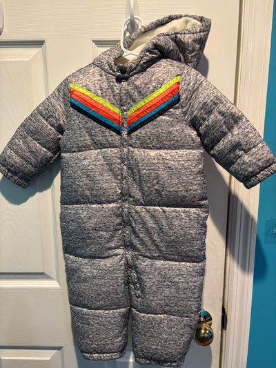 Gymboree Gray snow suit 12-18 Months