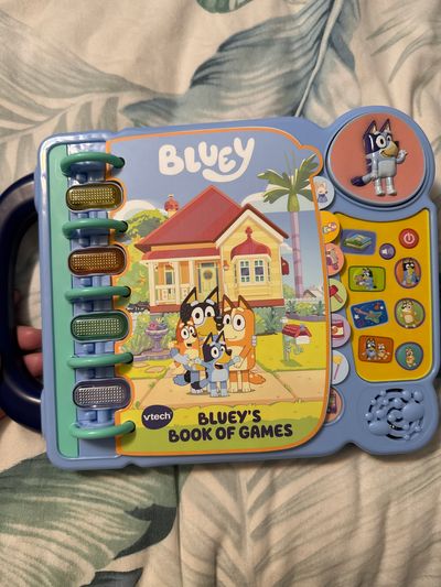 Bluey/vtech Bluey's book of games interactive press n play