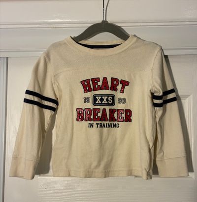 Jumping beans Long sleeve T-shirt, Heartbreaker in Training 24 Months
