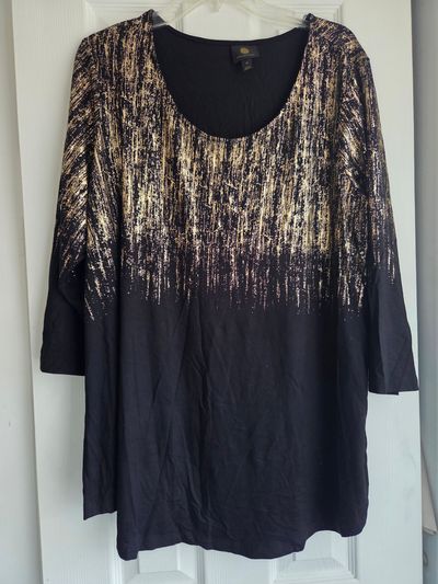 Jm Collection long sleeved shirt  Women's 2X