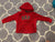 Gap 10 Red fleece hoodie 6T/6
