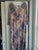 Venus short sleeved dress Brown/white/black Women's 1X
