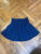 Blue ruffle skirt sz S  Junior S - 2