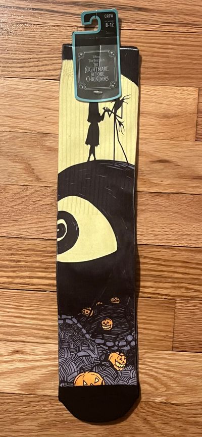 New Nightmare Before Christmas crew socks Fits shoe sizes 8-12. SFPF home Men's - L