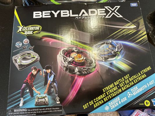 Beyblade opened box but new Opened box but new reg 65.00