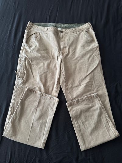 Legendary Outfitters Tan Stretch Canvas Pant Relaxed Fit, 40x34 40