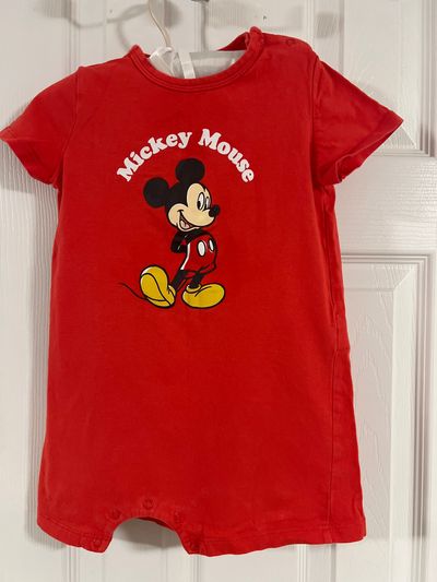 Disney baby Red cute romper 2T