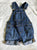 Baby gap Dark denim overalls shorts 18-24 Months