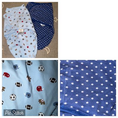 Swaddles Set of 2 lightweight baby swaddles 0-3 Months
