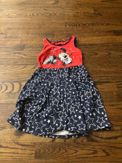 Disney, jumping beans, Minnie mouse dress  6T/6
