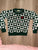 Epic Threads Heart patterned green and white sweater 10-12