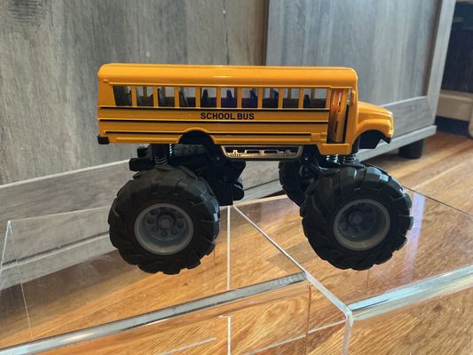School Bus Monster Truck Approximately 5 1/2 inches long