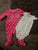 Carters best little sister size newborn Fleece footed pajamas and tank top bodysuit Newborn
