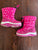 Pink waterproof snow boots  10-1/2 (Lil' Kid)